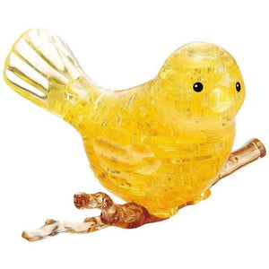 Kinato Construction Puzzles Crystal Puzzle - Yellow Bird (48pc)