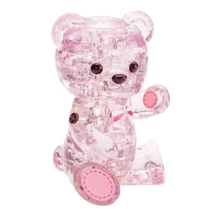 Kinato Jigsaws Crystal Puzzle - Lily Jewel Bear (48pc)
