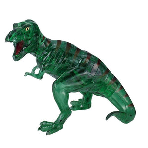 Kinato Jigsaws Crystal Puzzle - T-Rex Green (49pc)