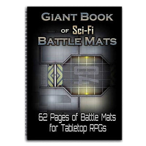 Loke BattleMats Roleplaying Games Loke - Giant Book of Sci-Fi Battle Mats