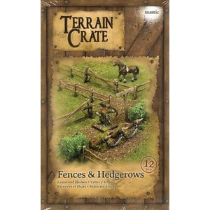 Mantic Games Miniatures TerrainCrate - Battlefield Fences and Hedges