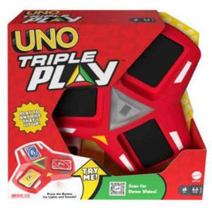Mattel Board & Card Games Uno - Triple Play