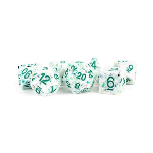 Metallic Dice Games Dice Dice - Resin Polyhedral - Recycled Rainbow (MDG)