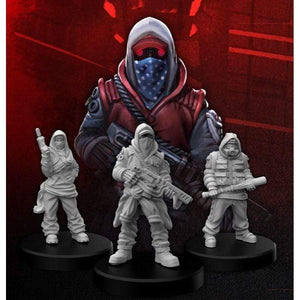 Monster Fight Club Miniatures Cyberpunk Red RPG Miniatures - Combat Zoners C