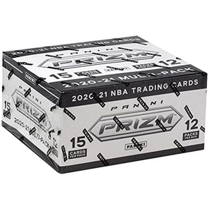 Panini Trading Card Games Panini Prizm 2020 - 21 NBA Trading Cards Fat Pack Cello box (12 packs x 15 cards)
