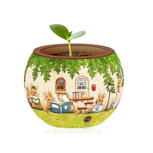 Pintoo Jigsaws 3D Puzzle - 80pc Flowerpot (Happy Reading)
