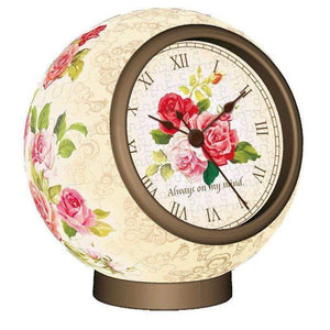 Pintoo Jigsaws 3D Puzzle Clock - Classic Rose