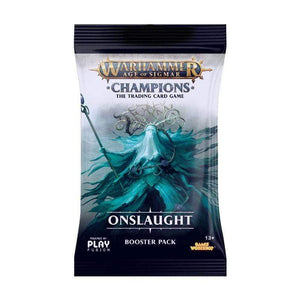 Play Fusion Trading Card Games Warhammer TCG - Age of Sigmar Champions Onslaught Booster