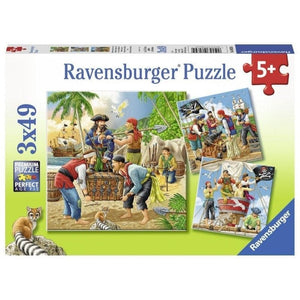 Ravensburger Jigsaws Adventure on the High Seas (3x49pc) Ravensburger
