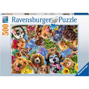 Ravensburger Jigsaws Animal Selfie (500pc) Ravensburger