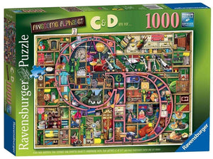 Ravensburger Jigsaws Awesome Alphabet C&D (1000pc) Ravensburger