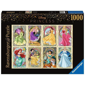 Ravensburger Jigsaws Disney Art Nouveau Princesses (1000pc) Ravensburger