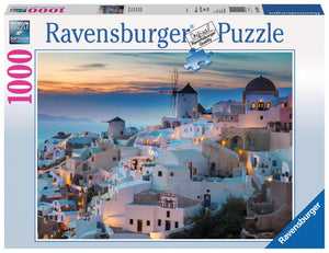 Ravensburger Jigsaws Evening in Santorini (1000pc) Ravensburger