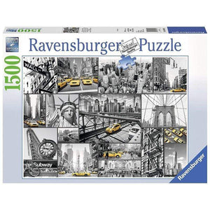 Ravensburger Jigsaws New York Cabs (1500pc) Ravensburger