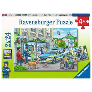 Ravensburger Jigsaws Police at Work! (2x24pc) Ravensburger