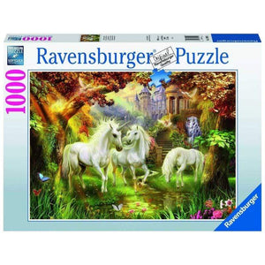 Ravensburger Jigsaws Unicorns in the Forest (1000pc) Ravensburger