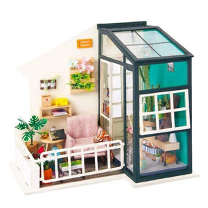 Robotime Construction Puzzles DIY Mini Dollhouse - Balcony Daydream