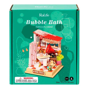 Robotime Construction Puzzles DIY Mini House - Bubble Bath Bathroom