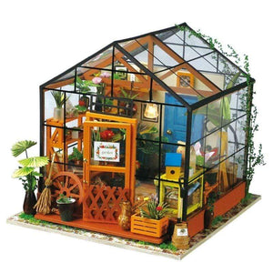 Robotime Construction Puzzles DIY Mini House - Cathy's Flower House