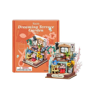 Robotime Construction Puzzles DIY Mini House - Dreaming Terrace Garden