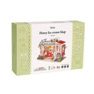 Robotime Construction Puzzles DIY Mini House - Honey Ice Cream Shop