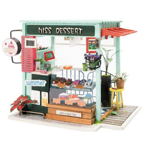 Robotime Construction Puzzles DIY Mini House - Icecream Station