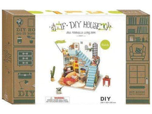 Robotime Construction Puzzles DIY Mini House - Joy’s Peninsilla Living Room
