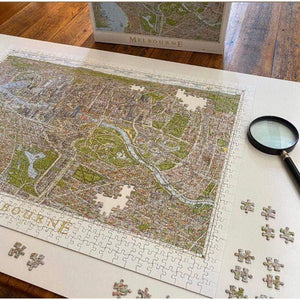 The Melbourne Map The Melbourne Map The Melbourne Map Jigsaw Puzzle (1000pc)