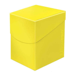 Ultra Pro Trading Card Games Deck Box - Ultra Pro Eclipse - Lemon Yellow (100+)
