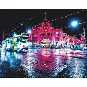 UNK Jigsaws Humans of Melbourne Jigsaw Puzzle - Flinders Nights (1000pc)