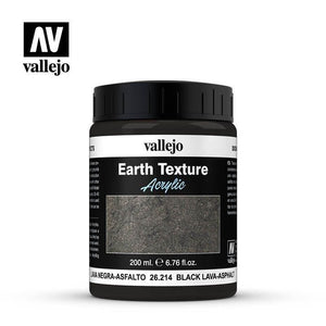 Vallejo Hobby Paint - Vallejo Diorama Effects - Black Lava-Asphalt