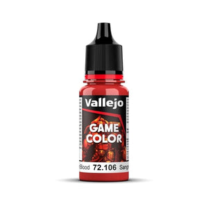 Vallejo Hobby Paint - Vallejo Game Color - Scarlet Blood V2