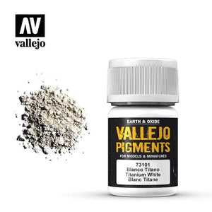 Vallejo Hobby Paint - Vallejo Pigments - Titanium White