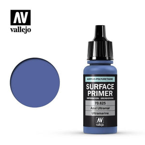 Vallejo Hobby Paint - Vallejo Surface Primer - Pure Ultramarine 17ml