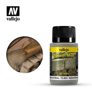 Vallejo Hobby Paint - Vallejo Weathering Effects- Industrial Splash Mud