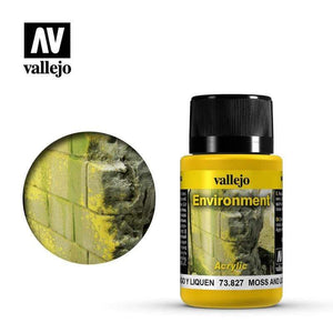 Vallejo Hobby Paint - Vallejo Weathering Effects- Moss and Lichen Effect