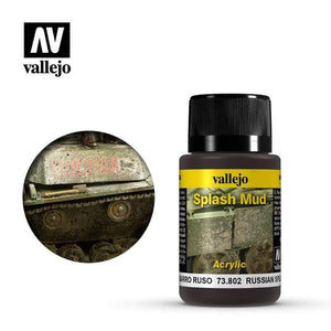 Vallejo Hobby Paint - Vallejo Weathering Effects- Russian Splash Mud