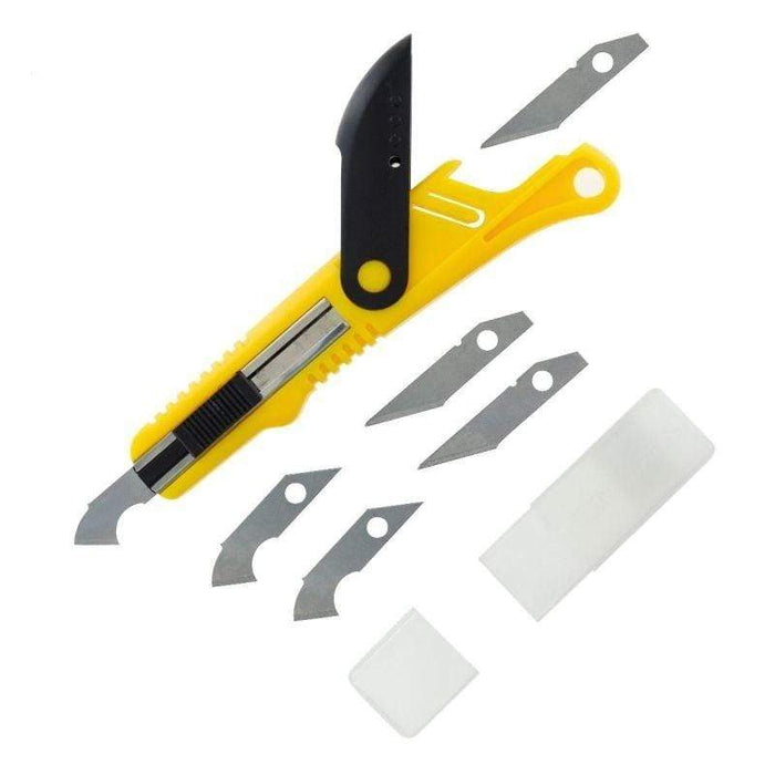 Vallejo Tools - Plastic Cutter Scriber Tool & 5 Spare Blades