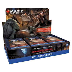 Wizards of the Coast Trading Card Games Magic: The Gathering - Commander Legends Battle for Baldur’s Gate - Set Booster Box (18) (10/06 Release)