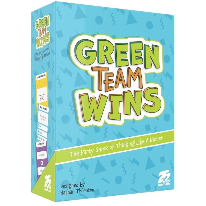 25th Century Games Board & Card Games Green Team Wins