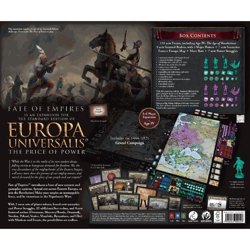 Aegir Games Board & Card Games Europa Universalis - Fate Of Empires Expansion