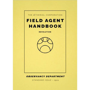 AetherCorp Games Roleplaying Games Field Agent Handbook RPG - 1924 Revolution