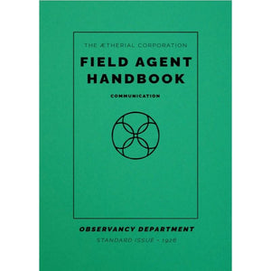 AetherCorp Games Roleplaying Games Field Agent Handbook RPG - 1926 Communication