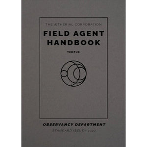 AetherCorp Games Roleplaying Games Field Agent Handbook RPG - 1927 Tempus