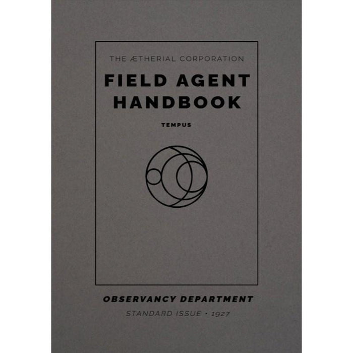 Field Agent Handbook RPG - 1927 Tempus