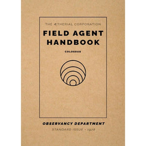 AetherCorp Games Roleplaying Games Field Agent Handbook RPG - 1928 Colossus RPG
