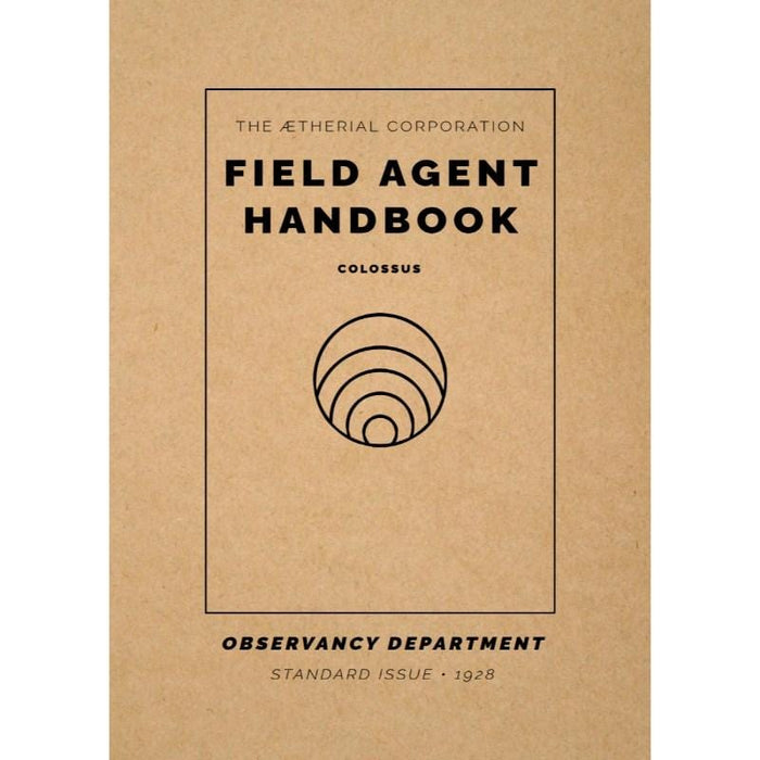 Field Agent Handbook RPG - 1928 Colossus RPG