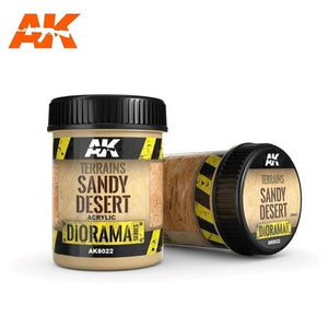 AK Interactive Hobby AK Interactive - Dioramas - Terrains Sandy Desert 250ml