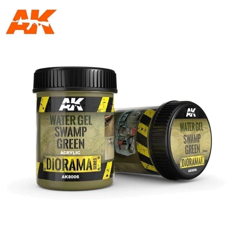 AK Interactive Hobby AK Interactive - Dioramas - Water Gel Swamp Green Effects 250ml