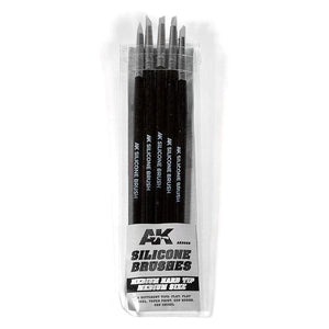 AK Interactive Hobby AK Interactive - Silicone Brushes Medium Hard Tip Medium Size